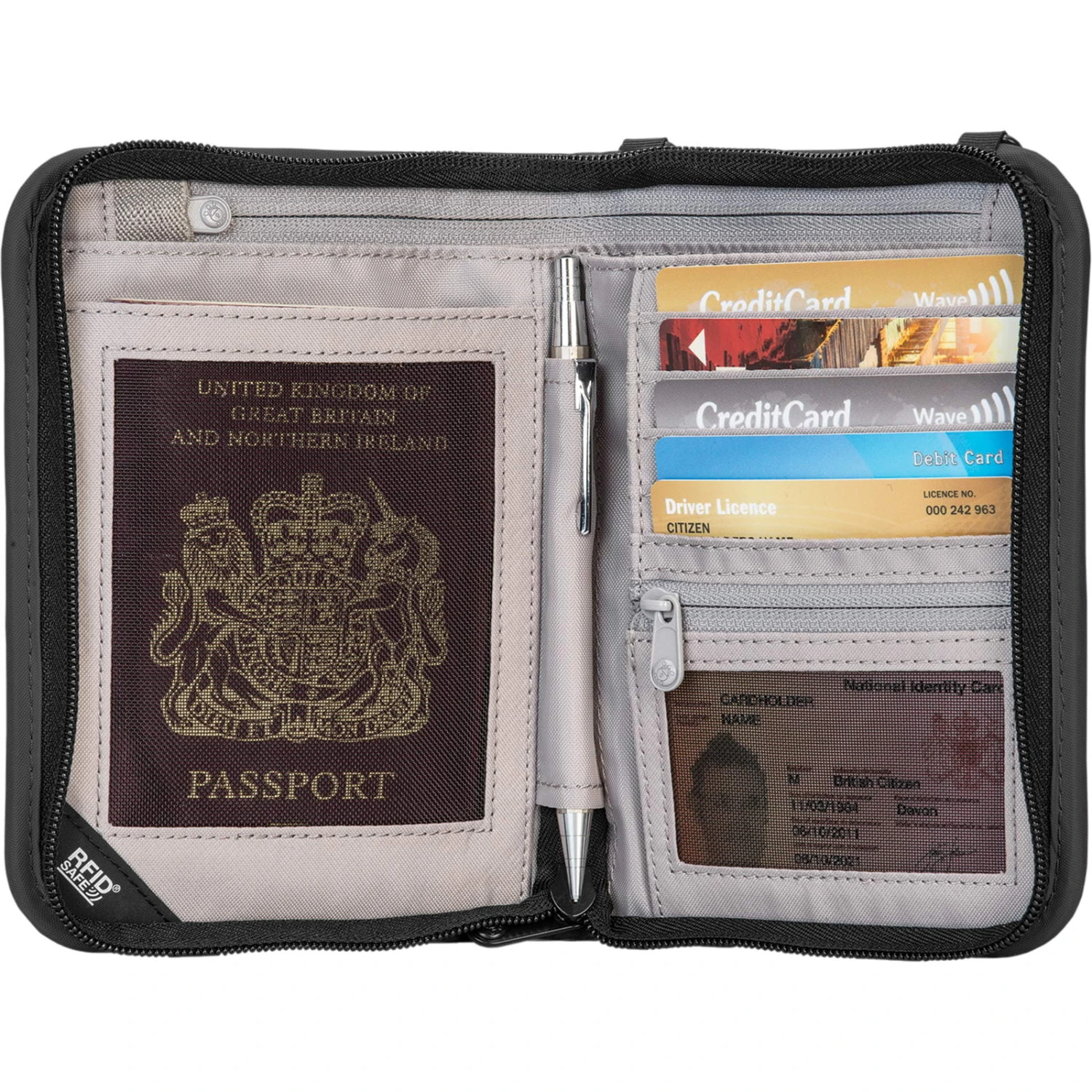 Pacsafe RFIDsafe V150 - Gelbeutel 4 Pacsafe RFIDsafe V150 - Gelbeutel – Bild 2